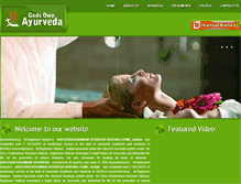 Tablet Screenshot of godsownayurveda.com